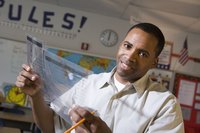 Prepare class lessons and student presentations on inkjet transparency film.