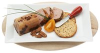Pate is usually served with crackers.