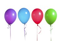 Balloon weights allow you to line up the balloons at a specific height or to keep them in place outdoors.