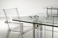 Glass tabletops look their best when they're scratch-free.