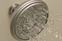 15-minute shower = 25 gals. water