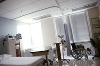 Pressure-controlled hospital room.