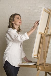 Canvas board is cheaper than stretched canvas, but performs many of the same functions.
