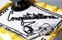 Graduation cake.