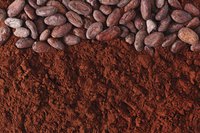 Natural cocoa powder tends to be lighter in color.