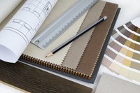 Sample boards give you a feel for all the materials being proposed for your new decor.