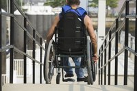The ADA requires wheelchair-accessible doors to be at least 32 inches wide.