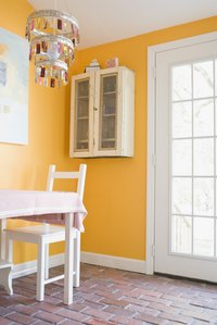French doors add a designer flair to a room.