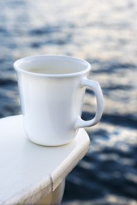 You can add designs to a plain ceramic mug.