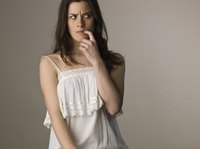 Spaghetti strap dresses show off lovely arms and shoulders.