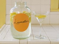 Add custom labels to objects that could become wet, such as mason jars.