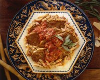 Bold dinnerware will lend authenticity to your Italian dinner table.