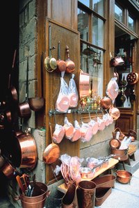 You can clean your copper pots and pans with many different household products.