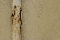 Repairing a rusty gas pipe will improve the appearance of your house and improve safety.