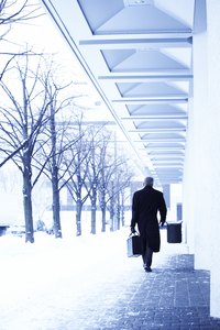 Try to keep your dress shoes away from snow-melting salt during the winter.