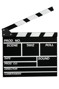 Claboards are also known as production slates.