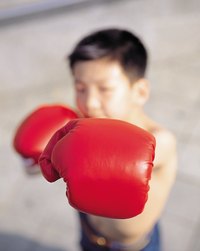 Keep your little boxer's muscles warm with a custom boxing robe.