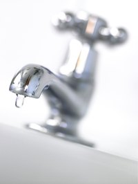 Air in a faucet can be a sign of pressure trouble.
