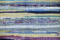 Creating rugs from strips of old clothing dates to Colonial America.