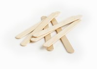 Test the strength of Popsicle stick bridges by adding weight.