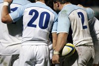 A group of professional rugby players.