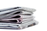 Old newspapers can be turned into paper mache creations.
