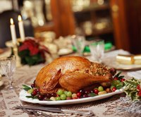 A roaster oven often cooks foods in less time than a conventional oven.