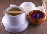 Wax and stick for hair removal.