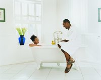 Claw-foot bathtubs can decorate any bathroom. If you don't think you can manage the weight of a cast-iron tub, lighter acrylic models are available.