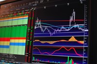 A active stock trader's computer screen