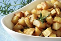 Rosemary adds a bright note to the potatoes.