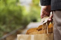 Man carrying grocery bags