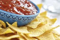 Tortilla chips and salsa.