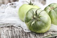 Yellow on underripe tomatoes are good indicators that they will successfully ripen.