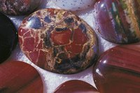 Cabochons are domed gems with a 45-degree shoulder for setting.