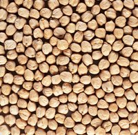 Garbanzo bean flour is made from ground, dried chickpeas.