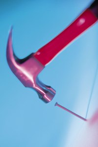 Determining the right nail size is important for hanging siding.