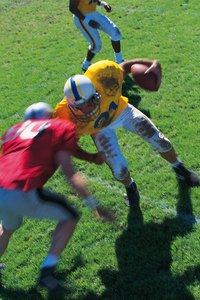 Football dioramas can be constructed at home.
