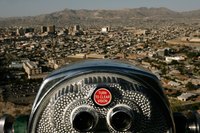 The Rio Grande separates El Paso and its sister city, Ciudad Juarez, Mexico.
