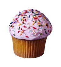 Make a guilt-free cupcake from paper mache.