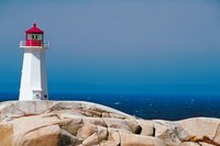 A typical lighthouse consists of a tower and a lantern room.