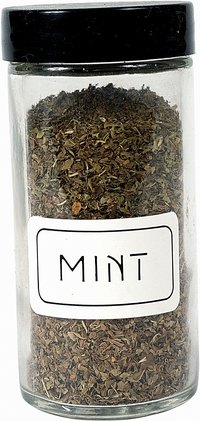 Store dry mint and spearmint in airtight containers.