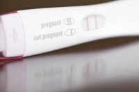 Positive pregnancy test.