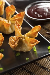 Fried dumplings pair well with sweet, sour and spicy sauces.