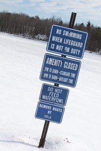 Pocono lakes are only open during summer months.