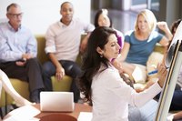 Company leaders may refer to both goals and targets in strategic planning meetings.