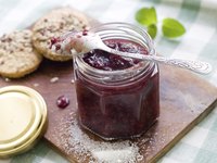 Jar of canned jam