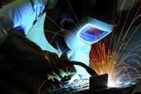 Inverter welders are ideal for work in tight spots.