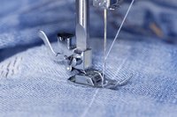 The shank is the rod that the presser foot attaches to.