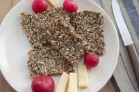 Cheese, seeds and nuts can be mixed together and baked to crisp perfection.